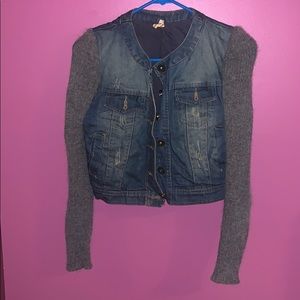 Denim Jacket with A Twist